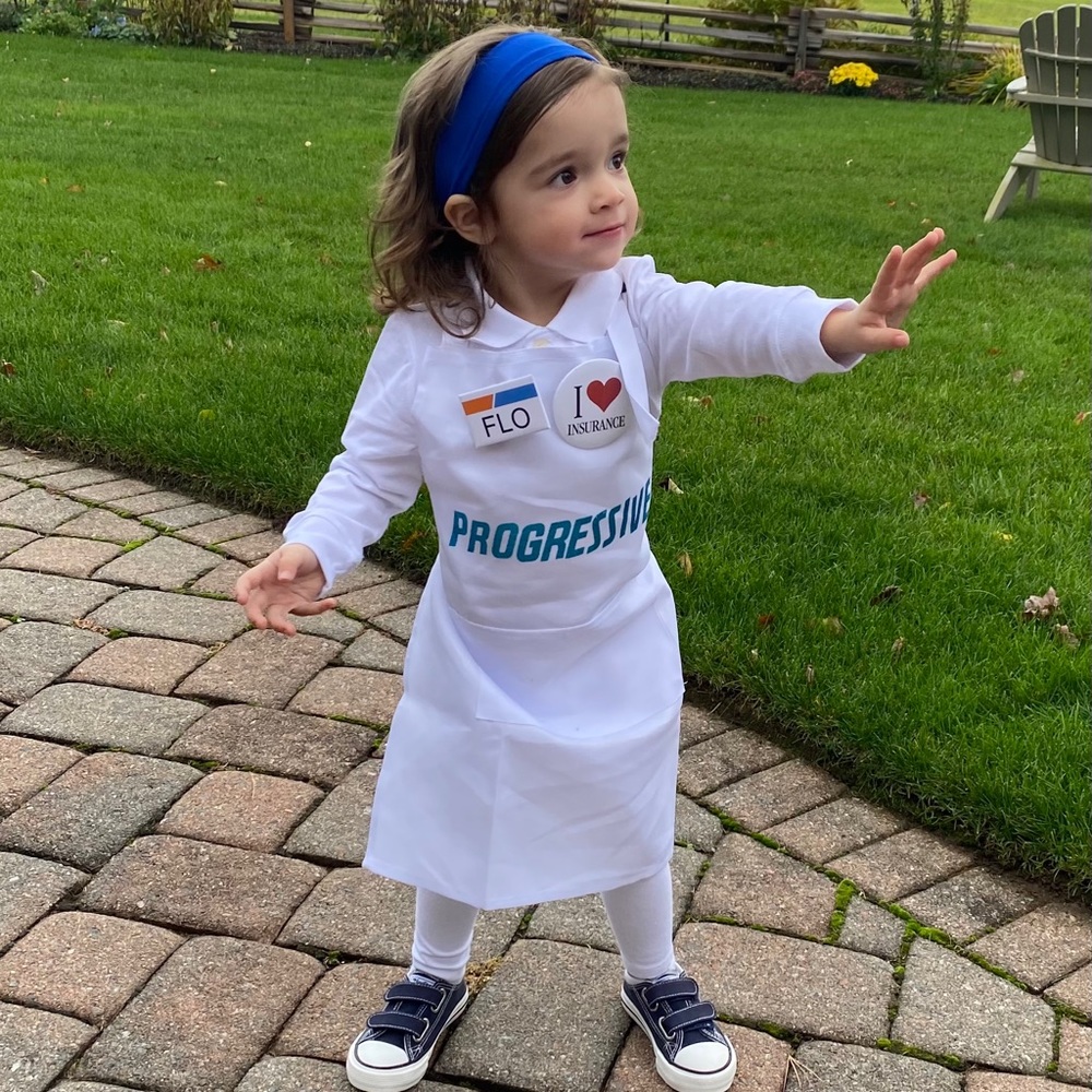 Flo from progressive Halloween costume